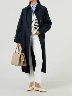 Trenchcoat 'Lakeside' Marineblau
