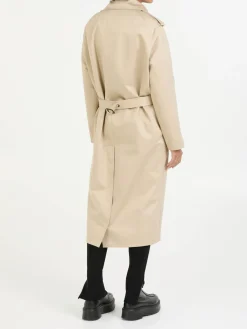 Trenchcoat 'Oblique' in Crème