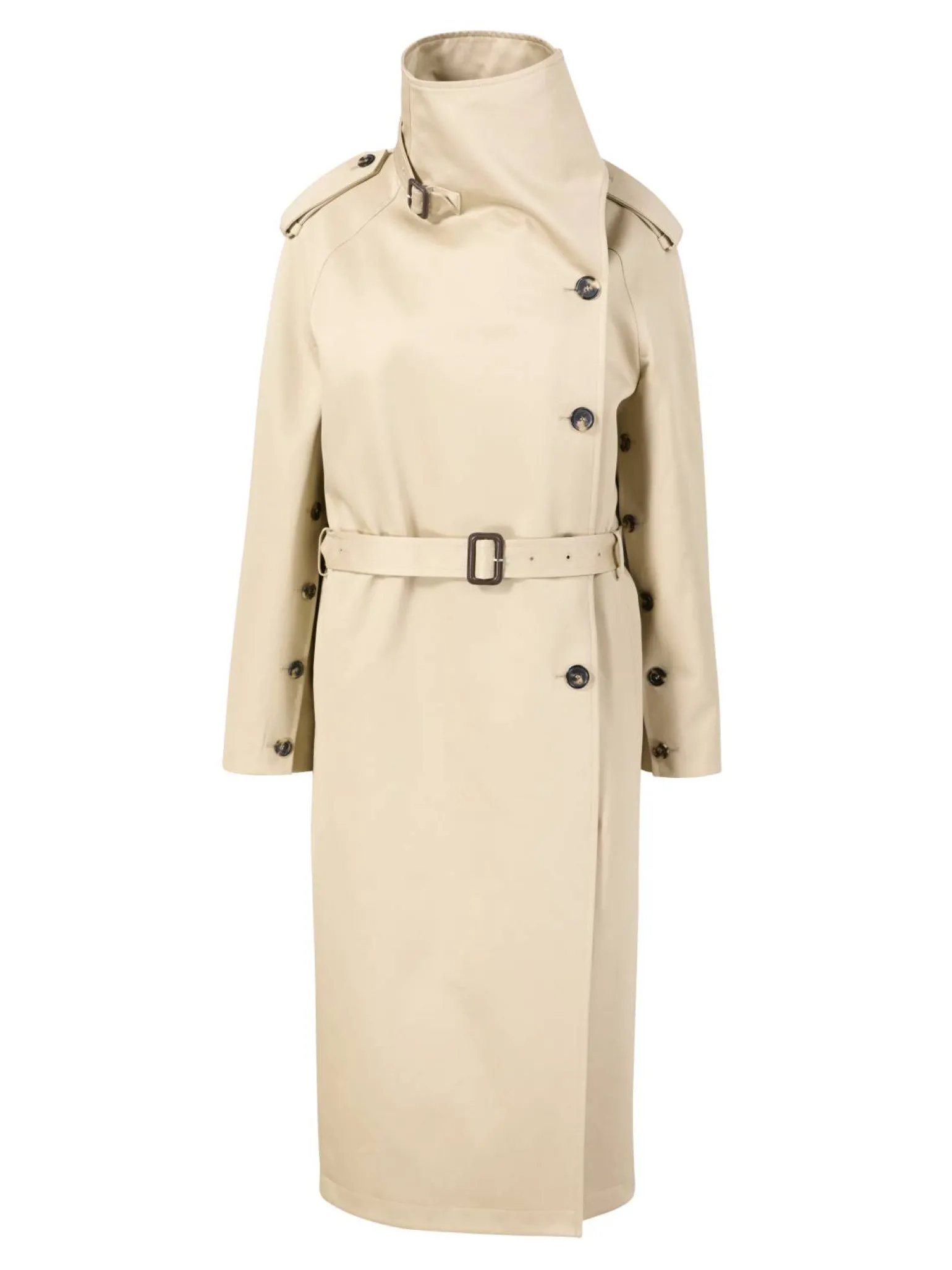 Trenchcoat 'Oblique' in Crème
