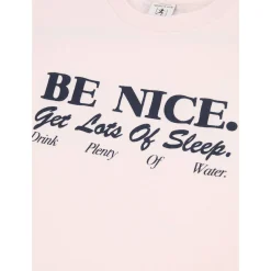 T-Shirt 'Be Nice' Pink