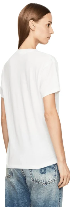 T-Shirt 'Boyfriend' Crème
