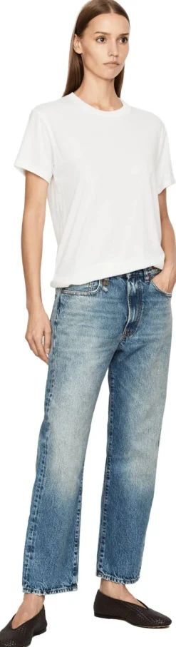T-Shirt 'Boyfriend' Crème