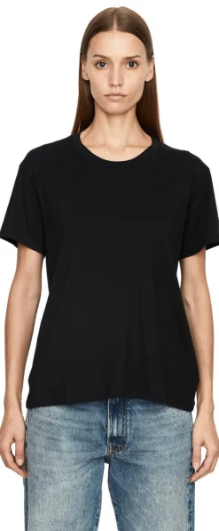 T-Shirt 'Boyfriend' Schwarz