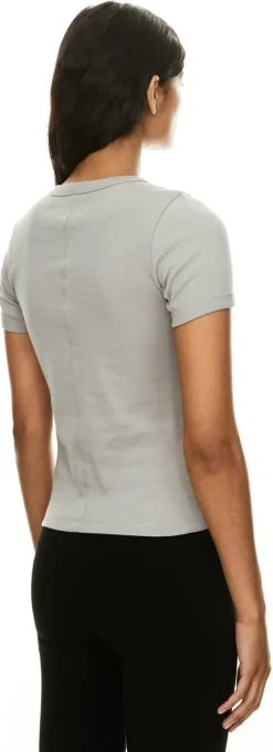T-Shirt 'Car Tee' Grau