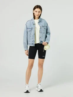 T-Shirt 'Compact Knit Top' Gelb
