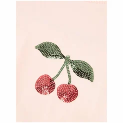 T-Shirt 'Famo' mit Pailletten Rosé