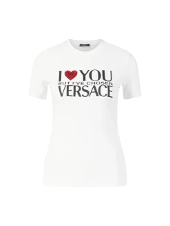 T-Shirt mit Aufdruck Weiß