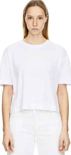 T-Shirt mit Boxy-Fit Weiß