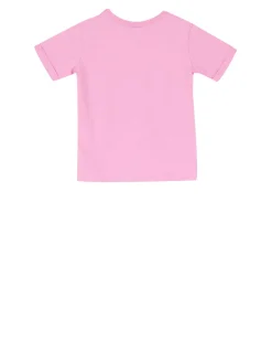 T-Shirt mit Kirsch-Print Pink
