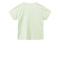 T-Shirt mit Logo-Patch Grün
