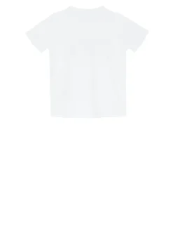 T Shirt mit Logo Weiß