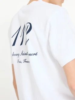 T-Shirt mit Print Weiß