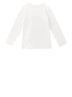 T-Shirt mit Print Weiß