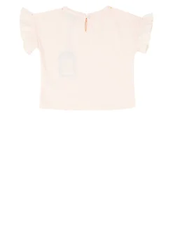 T-Shirt mit Rüschen Rosa 