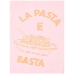 T-Shirt 'Pasta Basta' Pink