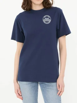 T-Shirt 'Vendome Resort' mit Print Marineblau