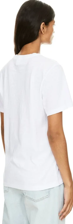 T-Shirt 'Zewel' mit Logo-Print Weiß