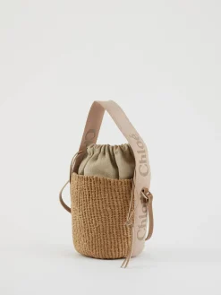 Umhängetasche 'Small Woody Basket' Blushy Beige