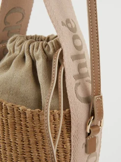 Umhängetasche 'Small Woody Basket' Blushy Beige