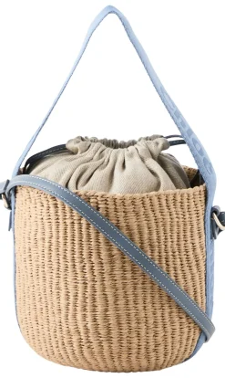 Umhängetasche 'Small Woody Basket' Ashes Blue