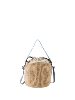 Umhängetasche 'Small Woody Basket' Ashes Blue