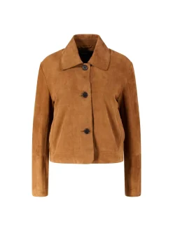 Velourslederjacke 'Emy' Braun