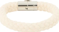 Verziertes Armband 'Alma' Crème