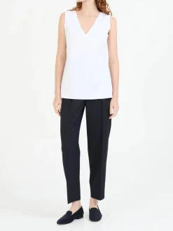 V-Neck Top Weiß