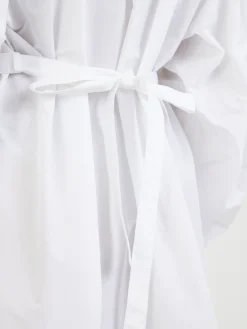 Voluminöses Minikleid Weiß
