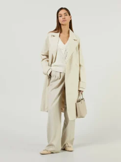 Wasserabweisender Trenchcoat Beige