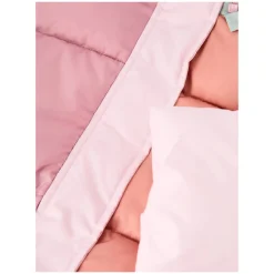 Wattierte Steppjacke Rosa/Orange