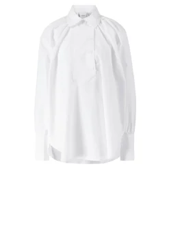 Weite Bluse Weiß