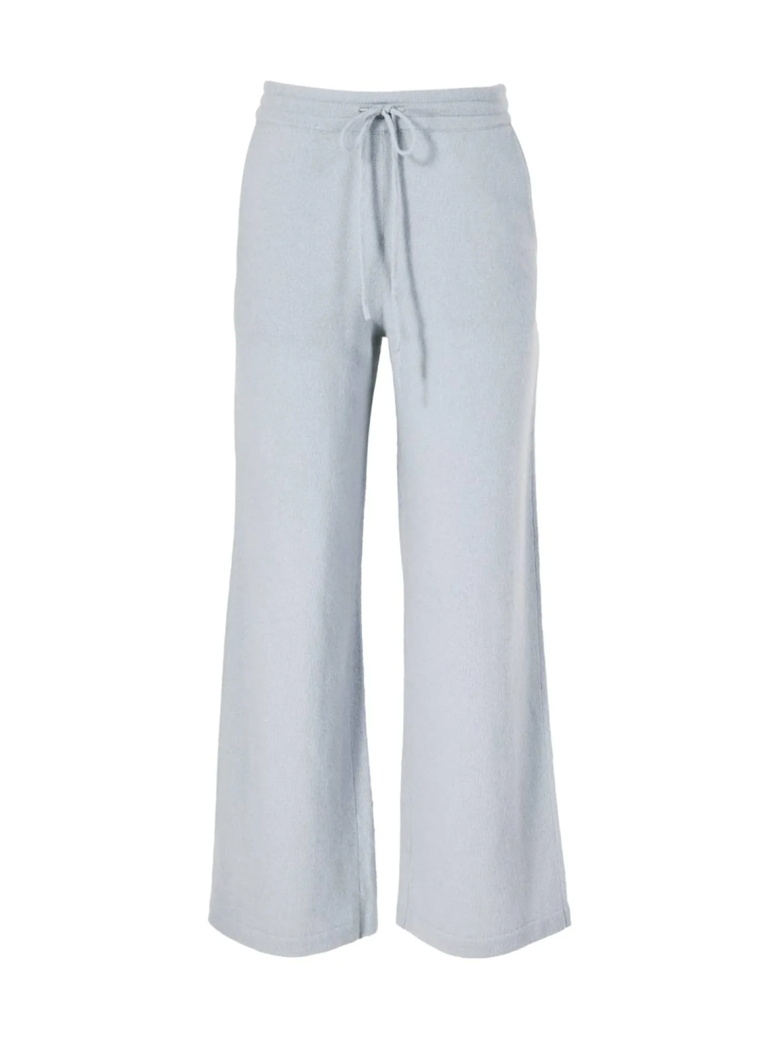Weite Cashmere-Loungehose Eisblau