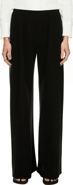 Weite Stoffhose 'Gala' Schwarz