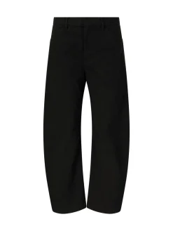 Weite Stoffhose 'Tribeca' Schwarz