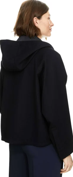 Wendbare Wolljacke Dunkelblau