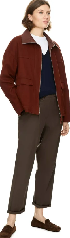 Wendbare Wolljacke Rot