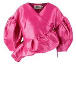 Wickelbluse 'Amanda' Pink