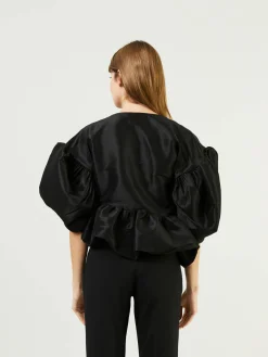 Wickelbluse 'Amanda' Schwarz