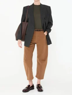 Wide-Leg Hose 'Emerson' Cognac