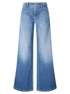 Wide-Leg Jeans 'Alek' Hellblau