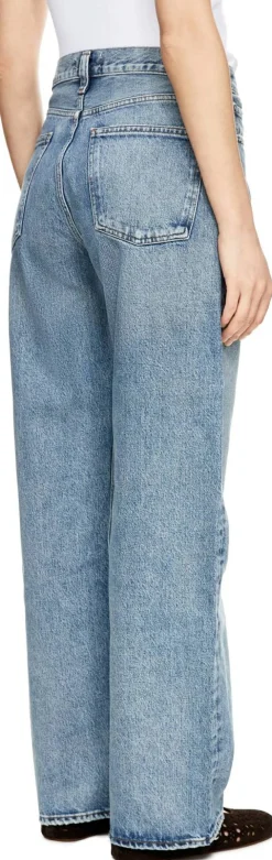 Wide-Leg Jeans 'Arc Criss Cross' Mittelblau