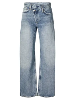 Wide-Leg Jeans 'Arc Criss Cross' Mittelblau