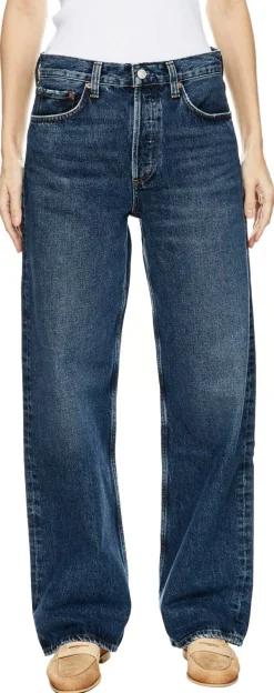 Wide-Leg Jeans 'Arc' Marineblau