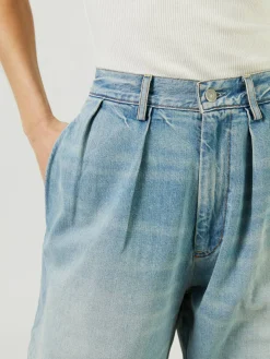 Wide-Leg Jeans 'Blair' Hellblau