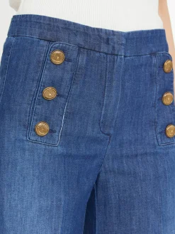 Wide-Leg Jeans 'Bridget' Blau