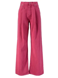 Wide-Leg Jeans 'Damon' Pink