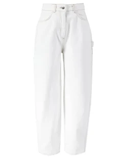 Wide-Leg Jeans 'Helle' Weiß