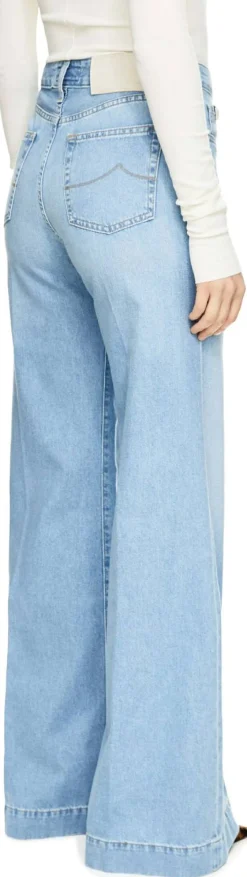 Wide-Leg Jeans 'Jackie' Hellblau