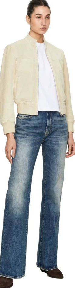 Wide-Leg-Jeans 'Jane' Blau
